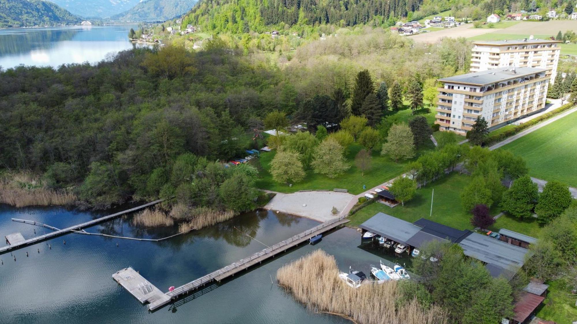 Ct-Gold Penthouse Bodensdorf Amatera Privater Seezugang Hallenbad, Skiarena Gerlitzen Ngoại thất bức ảnh
